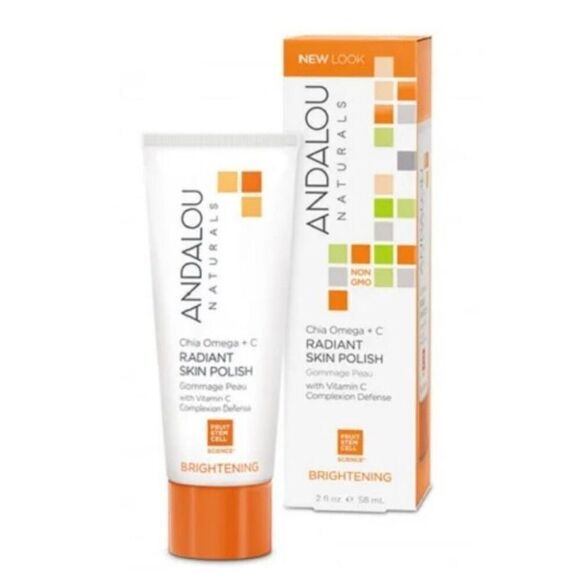 ANDALOU NATURALS - NWT Chia Omega + C Radiant Skin Polish 2 oz. - Picture 11 of 13